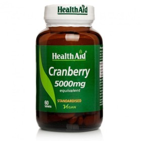 Health Aid Cranberry Extract Συμπλήρωμα Διατροφής με Αντιοξειδωτική Δράση για την Σωστή Λειτουργία του Ουροποιητικού Συστήματος 60 Ταμπλέτες
