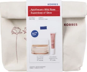 Korres Apothecary Wild Rose Σετ Περιποίησης με Κρέμα Προσώπου και Κρέμα Ματιών