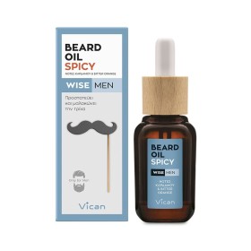 Vican Wise Man Beard Oil Spicy Λάδι Περιποίησης Γενειάδας 30ml
