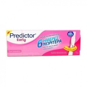 Predictor Early 6 Days Τεστ Εγκυμοσύνης Ανιχνεύει Την Εγκυμοσύνη 6 Ημέρες Πριν Την Πρώτη Ημέρα Καθυστέρησης 1 Τεμάχιο