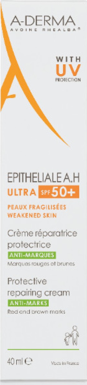 A-Derma Epitheliale A.H Ulta SPF50+ Κρέμα Ανάπλασης με Υαλουρονικό Οξύ 40ml
