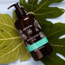 Apivita Refreshing Fig Αφρόλουτρο σε Gel με Αιθέρια Έλαια 500ml