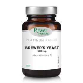 Power Of Nature Platinum Range Brewers Yeast 500mg Μαγιά Μπύρας 30 κάψουλες