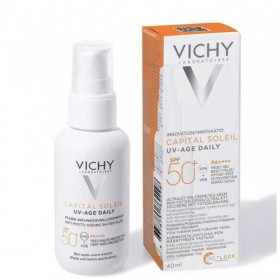 Vichy Capital Soleil SPF50+ Λεπτόρευστο Αντηλιακό Γαλάκτωμα Προσώπου 40ml