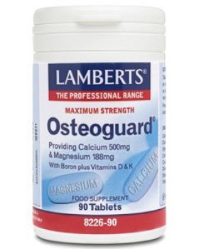 Lamberts Osteoguard with Boron plus Vitamins D3 & K1 Συμπλήρωμα για την Υγεία των Οστών 90 ταμπλέτες