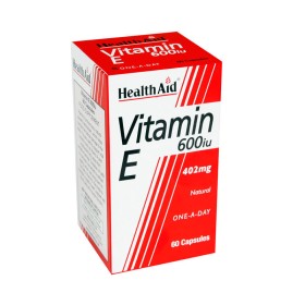 Health Aid Vitamin E 600iu Natural Συμπλήρωμα Διατροφής Βιταμίνης E με Αντιοξειδωτική Δράση 60 Κάψουλες