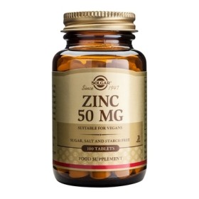 Solgar Zinc Gluconate 50mg 100 ταμπλέτες