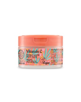 Natura Siberica Vitamin C-Berrica Ultra Glow Face Pads Έξτρα Καθαριστικά Pads Προσώπου Με Βιταμίνη C Για Όλους Τους Τύπους Επιδερμίδας 20τμχ