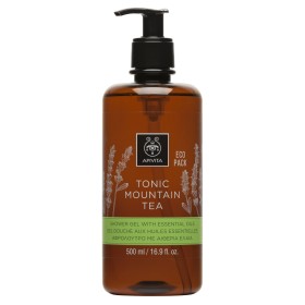 Apivita Tonic Mountain Tea Αφρόλουτρο σε Gel με Αιθέρια Έλαια 500ml