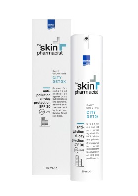 The Skin Pharmacist City Detox Anti Pollution All Day Protection Cream SPF30 Ενυδατική Κρέμα Προσώπου 50ml