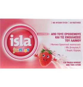 FarmaSyn Isla Junior Καραμέλες για Παιδιά Φράουλα 20τμχ