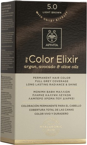 Apivita My Color Elixir Promo -20% 5.0 Καστανό Ανοιχτό