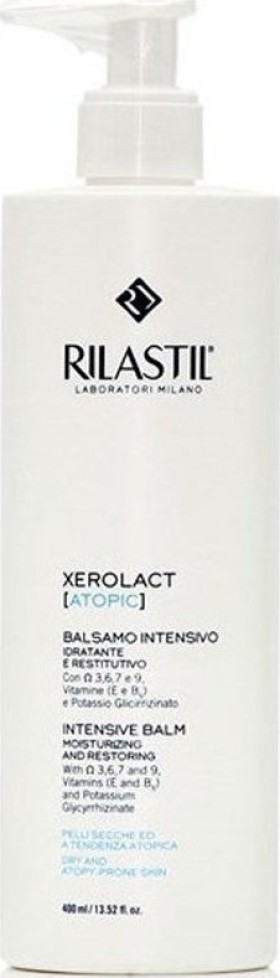 Rilastil Xerolact Atopic Intensive Balm Ενυδατικό Γαλάκτωμα Προσώπου και Σώματος 400ml