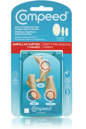 Compeed Επιθέματα Blisters Mixpack με Gel για Φουσκάλες 5τμχ