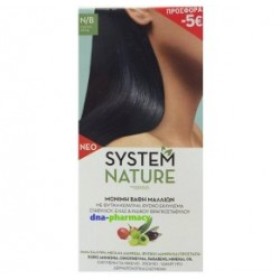 SYSTEM NATURE ΒΑΦΗ ΜΑΛΛΙΩΝ BLUE-BLACK  PROMO -5€