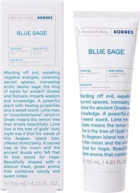 Korres Blue Sage Aftershave Ενυδατικό Γαλάκτωμα Για Μετά Το Ξύρισμα, 125ml