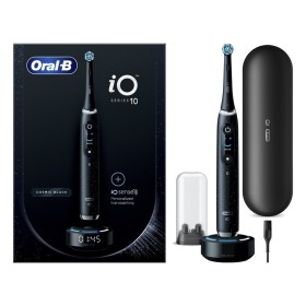 Oral-B iO Series 10 Ηλεκτρική Οδοντόβουρτσα με Χρονομετρητή, Αισθητήρα Πίεσης και Θήκη Ταξιδίου Cosmic Black