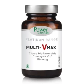 Power Of Nature Platinum Range Multi-Vmax Βιταμίνη για Ενέργεια & το Ανοσοποιητικό 30 κάψουλες