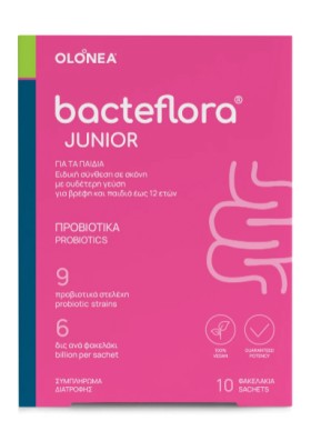 Holistic Med BacteFlora Junior Προβιοτικά 10 Φακελάκια x 1gr
