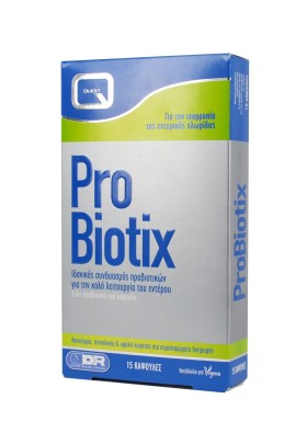 Quest Pro Biotix Συμπλήρωμα Προβιοτικών 15 Κάψουλες