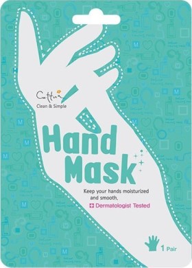 Vican Cettua Clean & Simple Hand Mask Ενυδατική Μάσκα Χεριών με Άρωμα Λεμόνι 1 Ζευγάρι