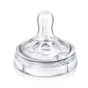 Philips Avent  - Θηλές σιλικόνης Natural - Φυσικό τάισμα, 4 οπές 6m+ [SCF044/27] 2 Τεμάχια