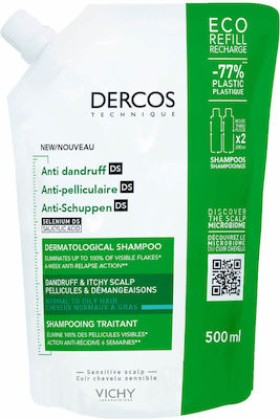 Vichy Dercos Anti Dandruff Σαμπουάν κατά της Πιτυρίδας για Κανονικά Μαλλιά 500ml