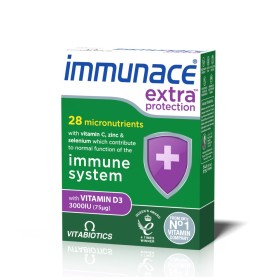 Vitabiotics Immunace Extra Protection Συμπλήρωμα για την Ενίσχυση του Ανοσοποιητικού 30 ταμπλέτες