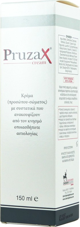 Cheiron Pharma PRUZA X cream Αντικνησμώδης Κρέμα Για πρόσωπο-Σώμα 150ml