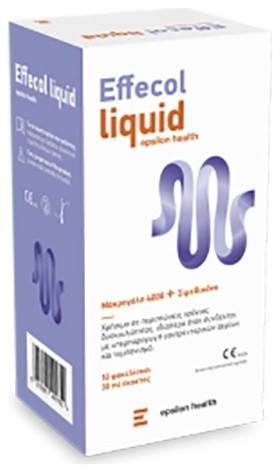 Epsilon Health Effecol Liquid Μακρογόλη 4000 και Σιμεθικόνη, 10 sachet x 30ml