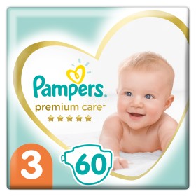 Pampers Premium Care Μέγεθος 3 [6-10kg] 60 Πάνες!