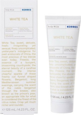 Korres Body Milk White Tea Ενυδατικό Γαλάκτωμα Σώματος, 125ml