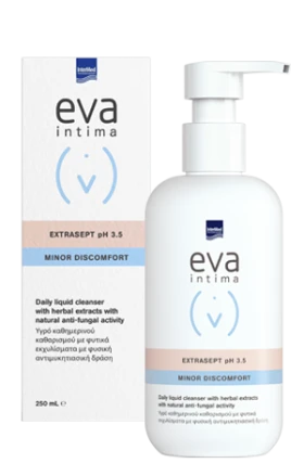 Intermed Eva Intima Extrasept PH 3.5 Minor Discomfort Υγρό Καθημερινού Καθαρισμού Ευαίσθητης Περιοχής 250ml