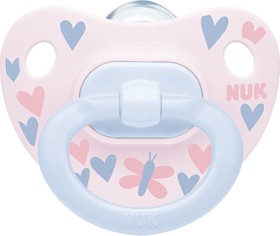 Nuk Happy Days Ορθοδοντική Πιπίλα Σιλικόνης 0-6m 1τμχ