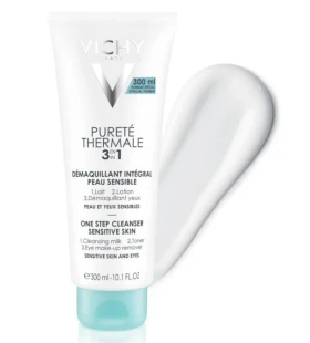 Vichy Γαλάκτωμα Ντεμακιγιάζ Purete Thermale 3 in 1 One Step Cleanser για Ευαίσθητες Επιδερμίδες 300ml
