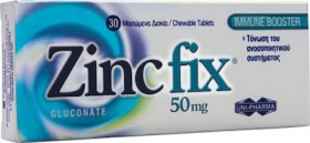 ZINCFIX 50MG 30TAB