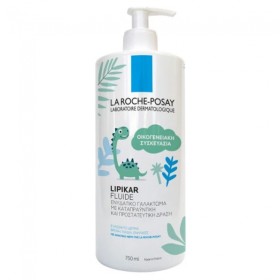 La Roche Posay Lipikar Fluide Ενυδατικό Γαλάκτωμα Για Πρόσωπο - Σώμα 750ml