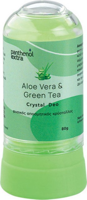 Medisei Panthenol Extra Crystal Aloe Vera !@# Green Tea Αποσμητικός Κρύσταλλος σε Roll-On 80gr