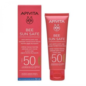 Apivita Bee Sun Safe Anti-spot & Anti-age Tinted Golden SPF50 50ml