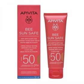 Apivita Bee Sun Safe Anti-spot !@# Anti-age Tinted Golden SPF50 50ml