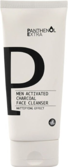 Medisei Panthenol Extra Men Activated Charcoal Gel Καθαρισμού Προσώπου για Άνδρες με Ενυδατική δράση 150ml