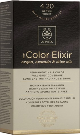 Apivita My Color Elixir Promo -20% N.4.20 Καστανό Βιολετί
