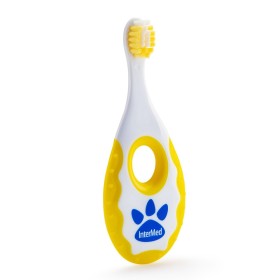 Intermed Unident Kids 1+ First Toothbrust 1 Τεμάχιο - Κίτρινο .