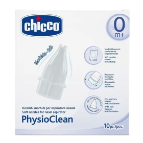 Chicco PhysioClean Ανταλλακτικά Για τον Ρινικό Αναρροφητήρα 10τμχ