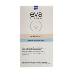 Intermed Eva Intima Moist Ph5.5 Minor Discomfort Ενυδατική Γέλη Για Την Κολπική Ξηρότητα 9 Προγεμισμένοι Εφαρμοστές