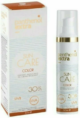 Medisei Panthenol Extra Color Αντηλιακό Gel Προσώπου SPF30 50ml