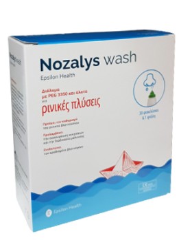 Epsilon Health Nozalys Wash Ρινικες Πλυσεις Φιάλη & 30 Φακελίσκοι