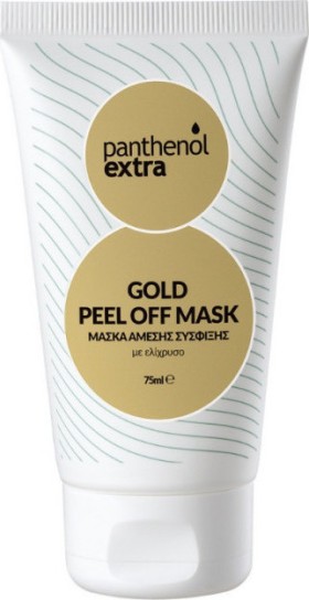 Medisei Panthenol extra Gold Peel Off Mask Μάσκα Άμεσης Σύσφιξης Προσώπου με Ελίχρυσο 75ml