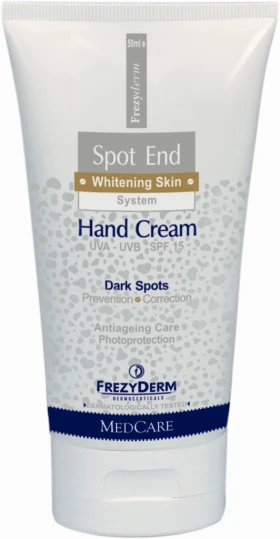 Frezyderm Spot End Hand Cream SPF15 Λευκαντική Κρέμα Χεριών 50ml