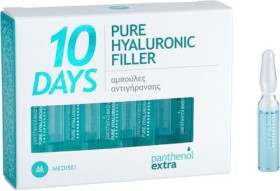 Medisei Panthenol Extra 10 Days Pure Hyaluronic Filler Αντιγηραντικό Serum Προσώπου με Υαλουρονικό Οξύ 10x2ml